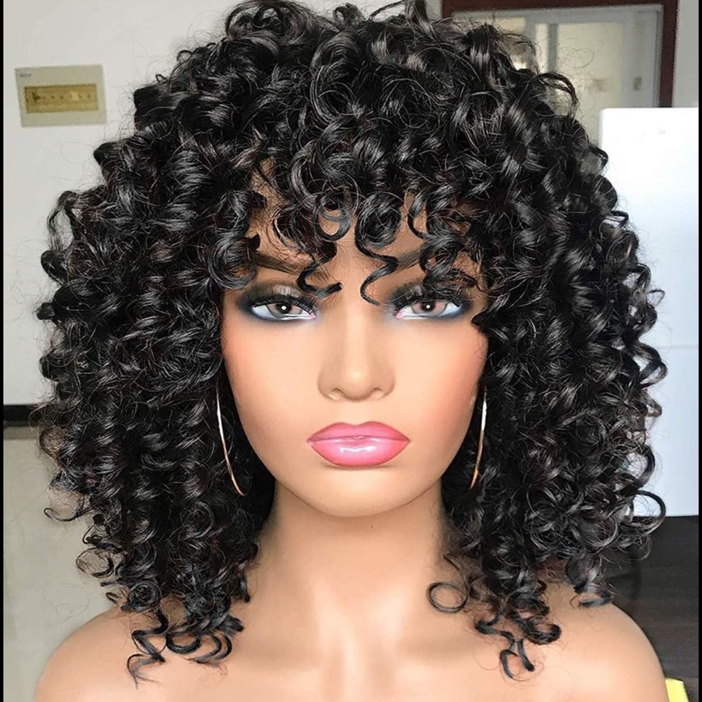 COPY - Afro curly wigs with natural looking